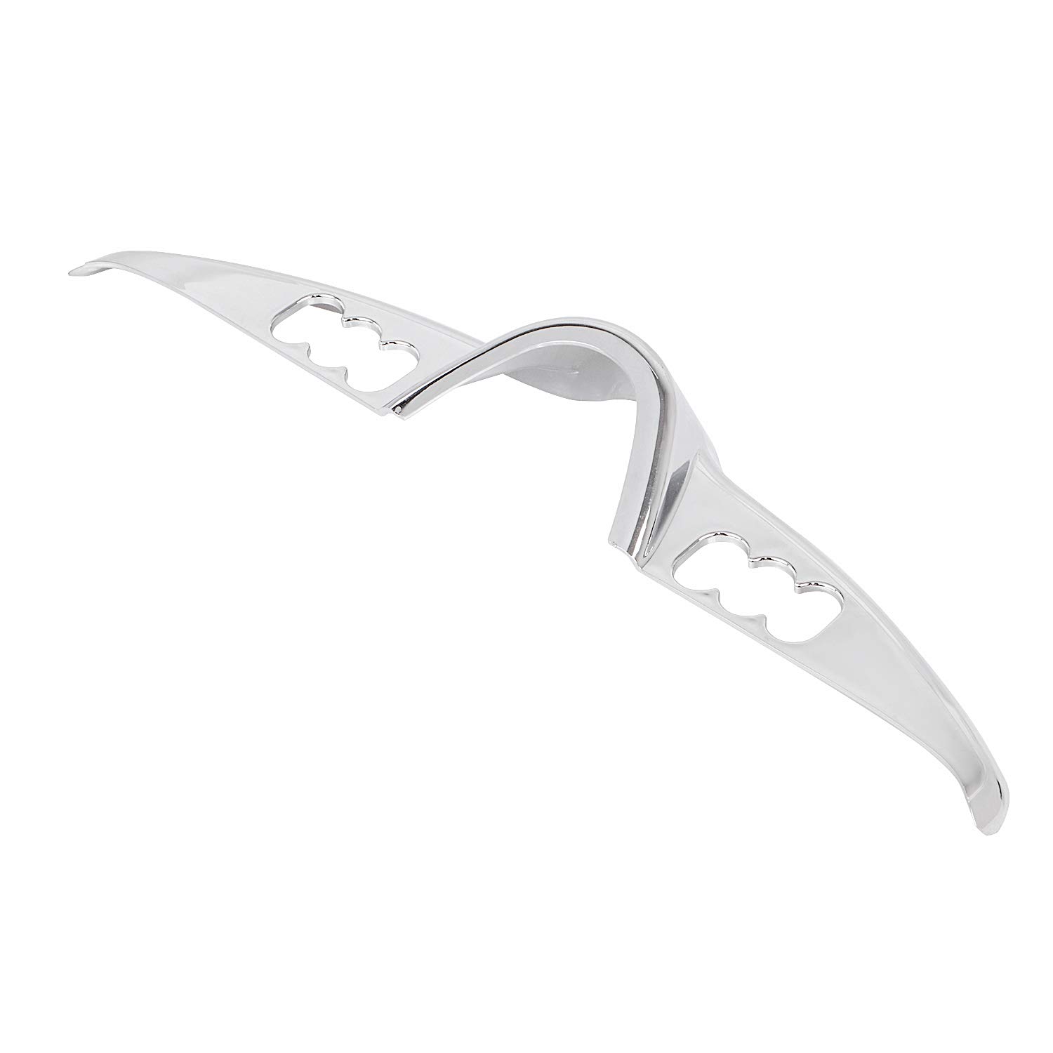 Panneau de commutateur de tableau de bord de moto chromé - Compatible avec Harley Touring Electra Glide Street Glide Tri Glide 2014-2020