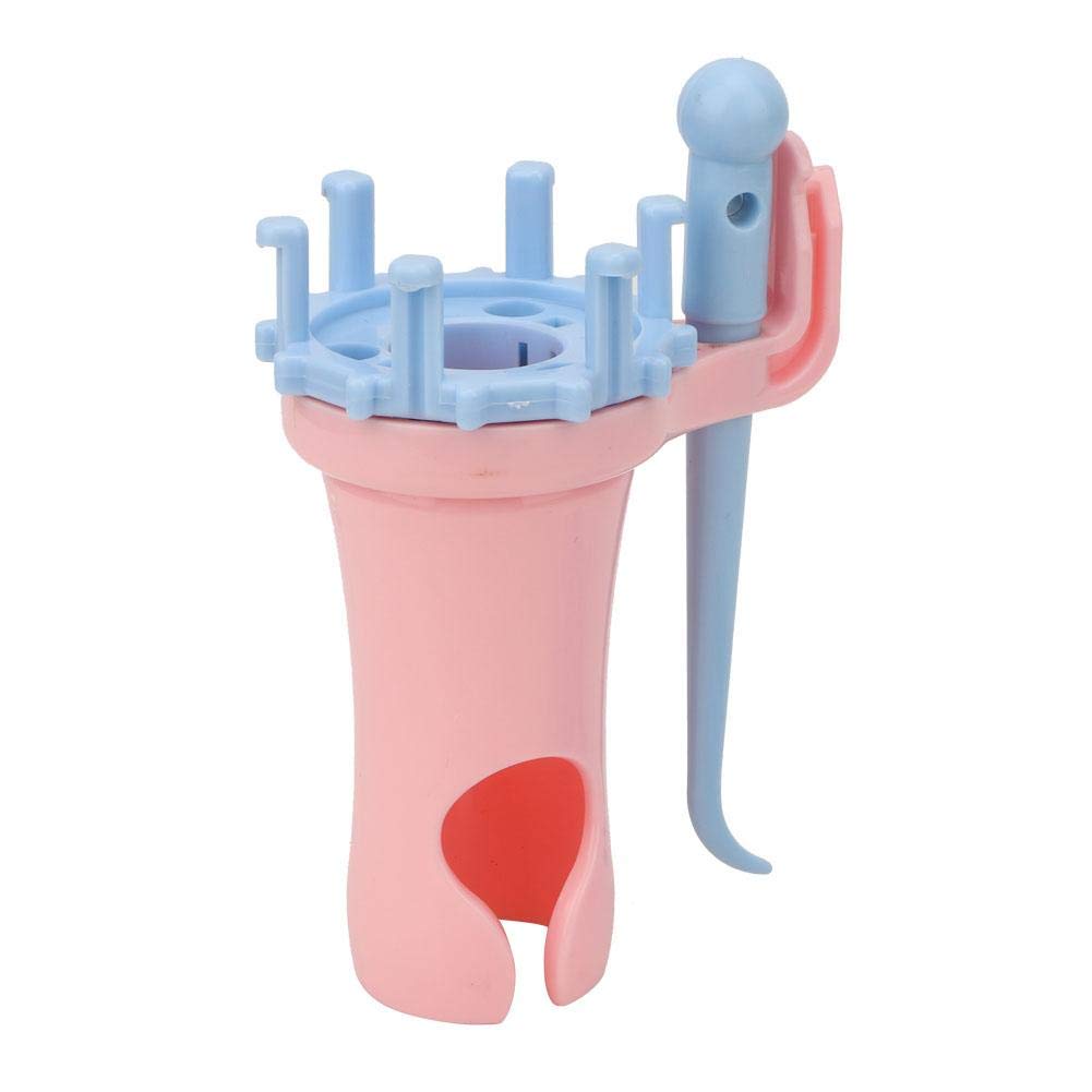 VINGVO Hand Knitting Machine, Knitter Rope Maker Double Head Weaver Yarn Needle Knit DIY Sewing Craft Tool for Sewing Beginners Advanced Craftsmen