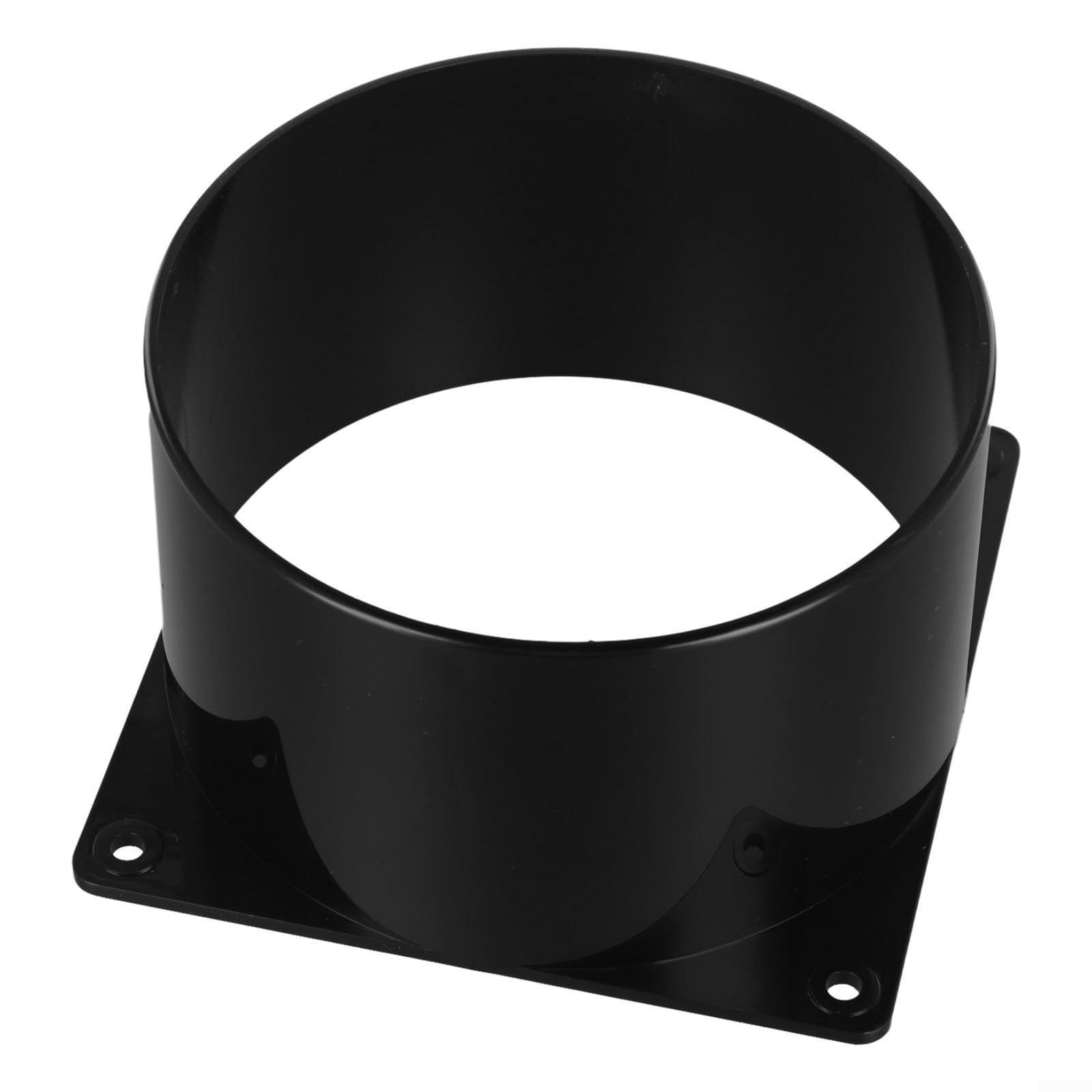 Connettore a flangia da parete in plastica da 75-120 mm, per tubo di ventilazione, connessione per condotti d'aria, flangia del connettore per condotto dell'aria (120 mm)
