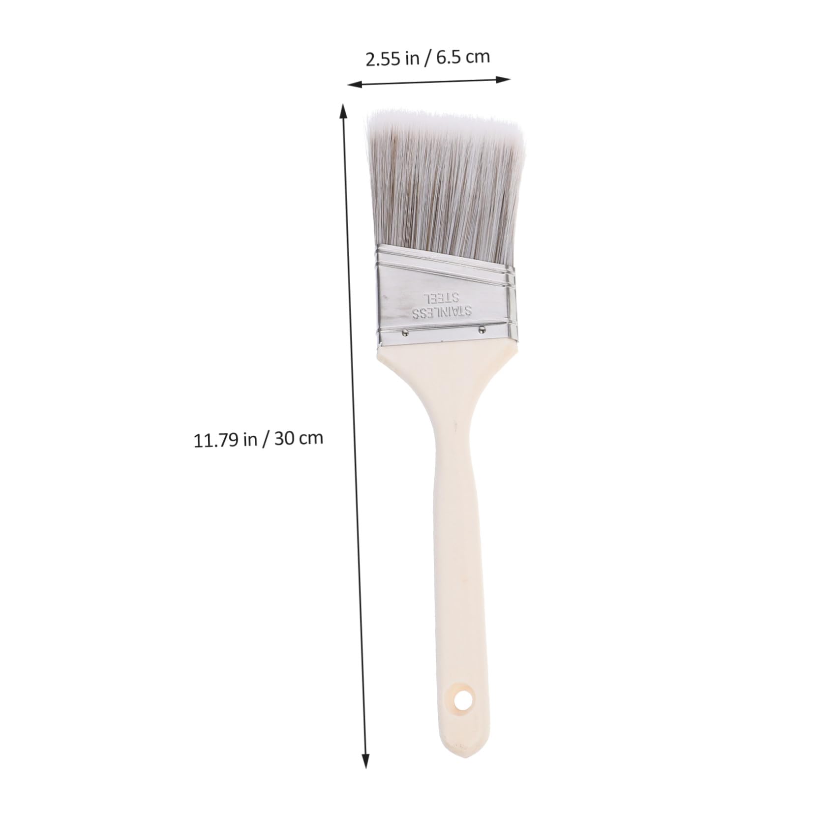 15 Piezas Brochas de Pintura Reutilizables con Mango de Madera Portátiles y Versátiles para Paredes y Detalles Hogar con Fibras Suaves para Acabado Uniforme y Precisión