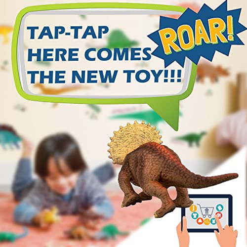 Gemini&Genius Dinosaur Toys, Triceratops Dinosaur Action Figure, Dinosaur Figurine, Birthday Gift, Cake Topper, Collection For Boys And Girls 3-12 Years Old #TOP2