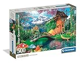 gamma 500l trekking COSA CONTIENE: puzzle da 500 pezzi, prodotto in Italia con materiali riciclati di alta qualità, con poster incluso, in un pratico formato compatto a basso impatto ambientale; con tecnologia Perfect Fit per un incastro perfetto e colori brillanti