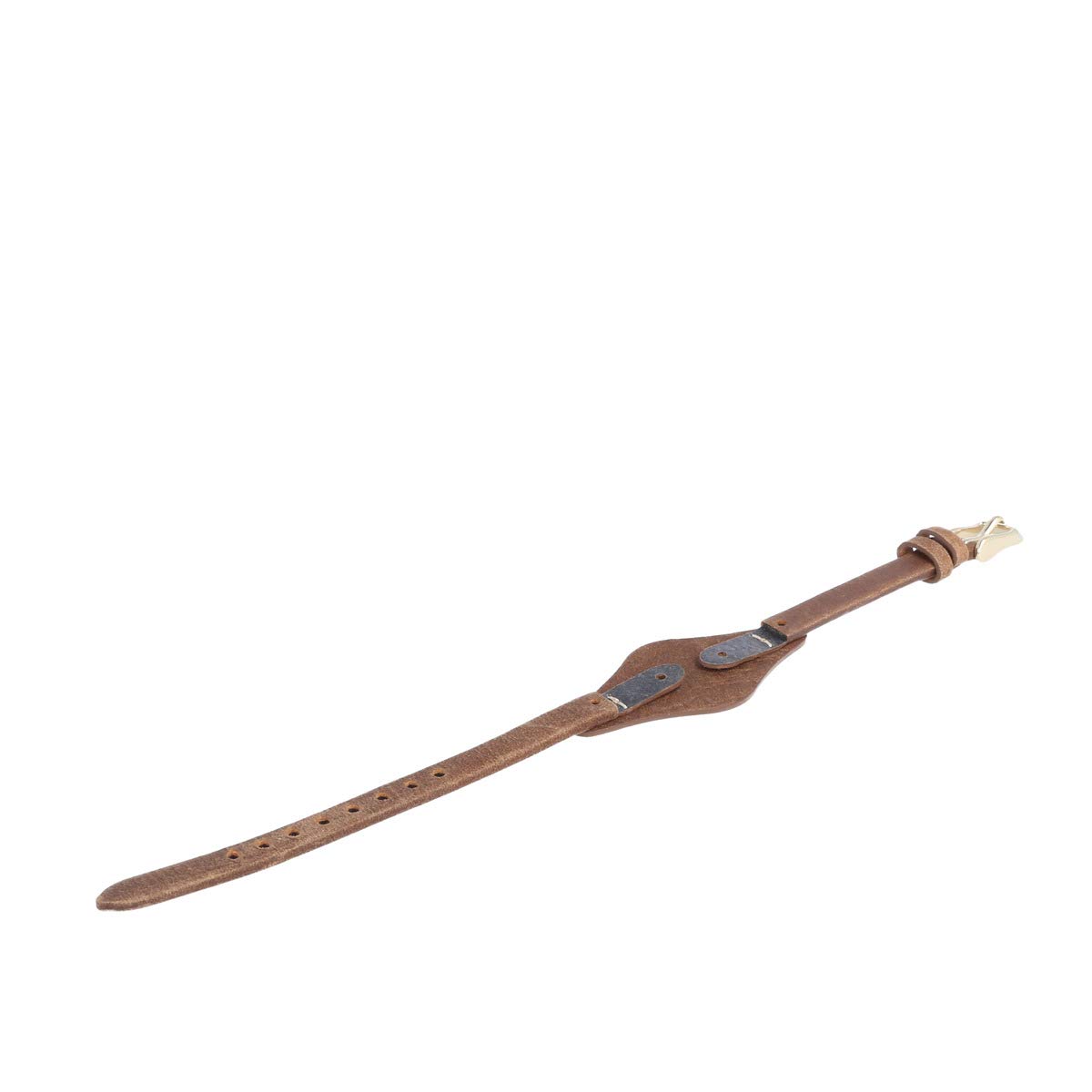 Fossil Uhrenarmband 8mm Leder Braun Gold - ES-3264 | LB-ES3264