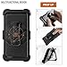 MBLAI Defender Case for iPhone 7 Plus, iPhone 8 Plus Case with Belt Clip(ONLY). Kickstand, Holster, Heavy Duty, Separate Screen Glass Protection Included - Retail Packaging (Black)