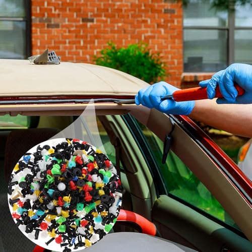 Clips para parachoques PLAFOPE de plástico: 500 piezas de repuesto para paneles de coche 7