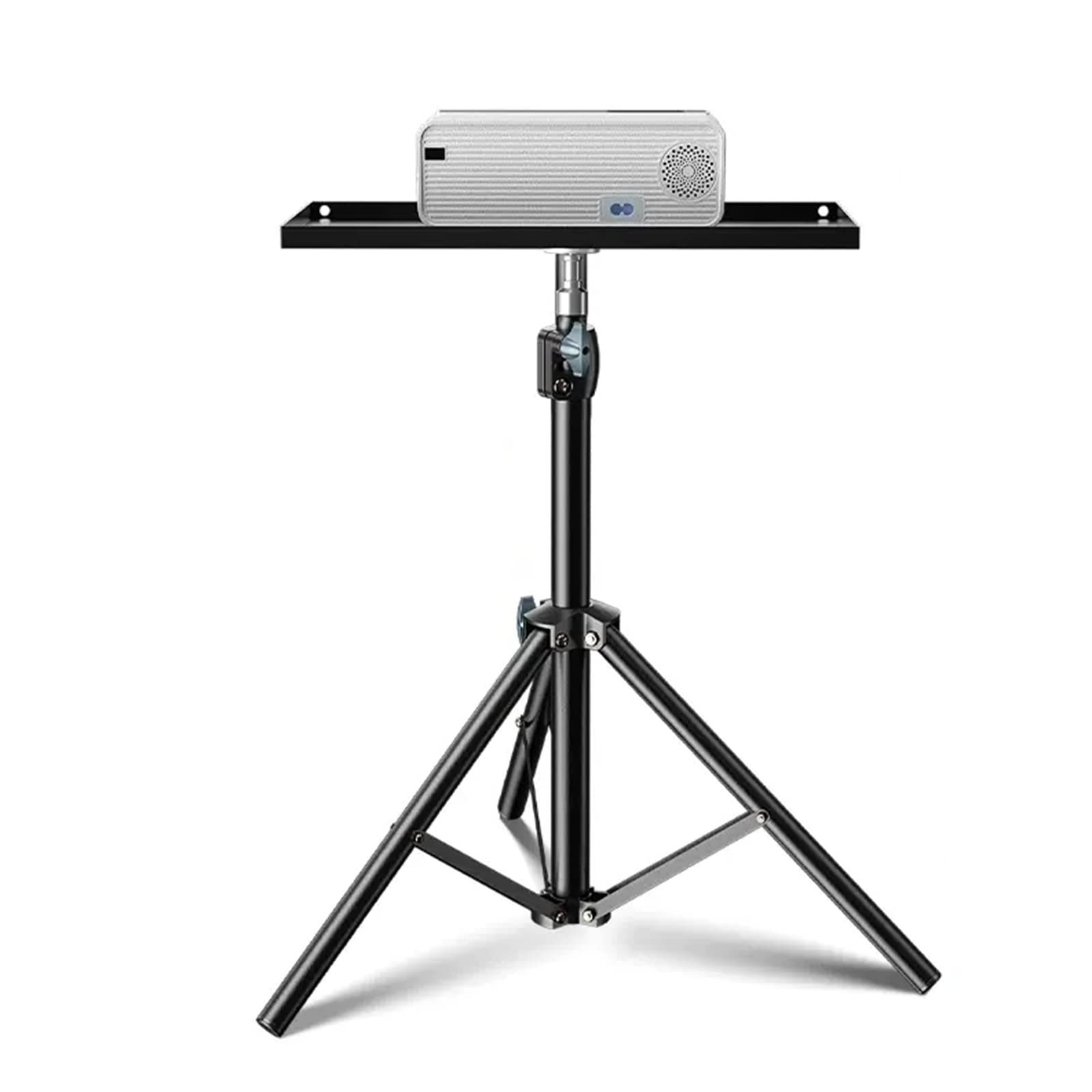 AYCDL Projector Mount Projector Bracket Floor Household Retractable Lifting Tripod Hole Free Hanger Desktop Bedside Sofa Rear Tray Hole Free Universal Projector Stand,1.2m