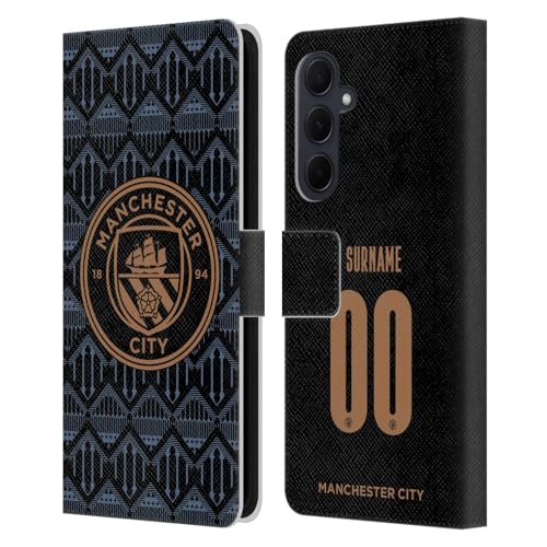 Cadeau supporter Man City coque portefeuille cuir Samsung A35 5G