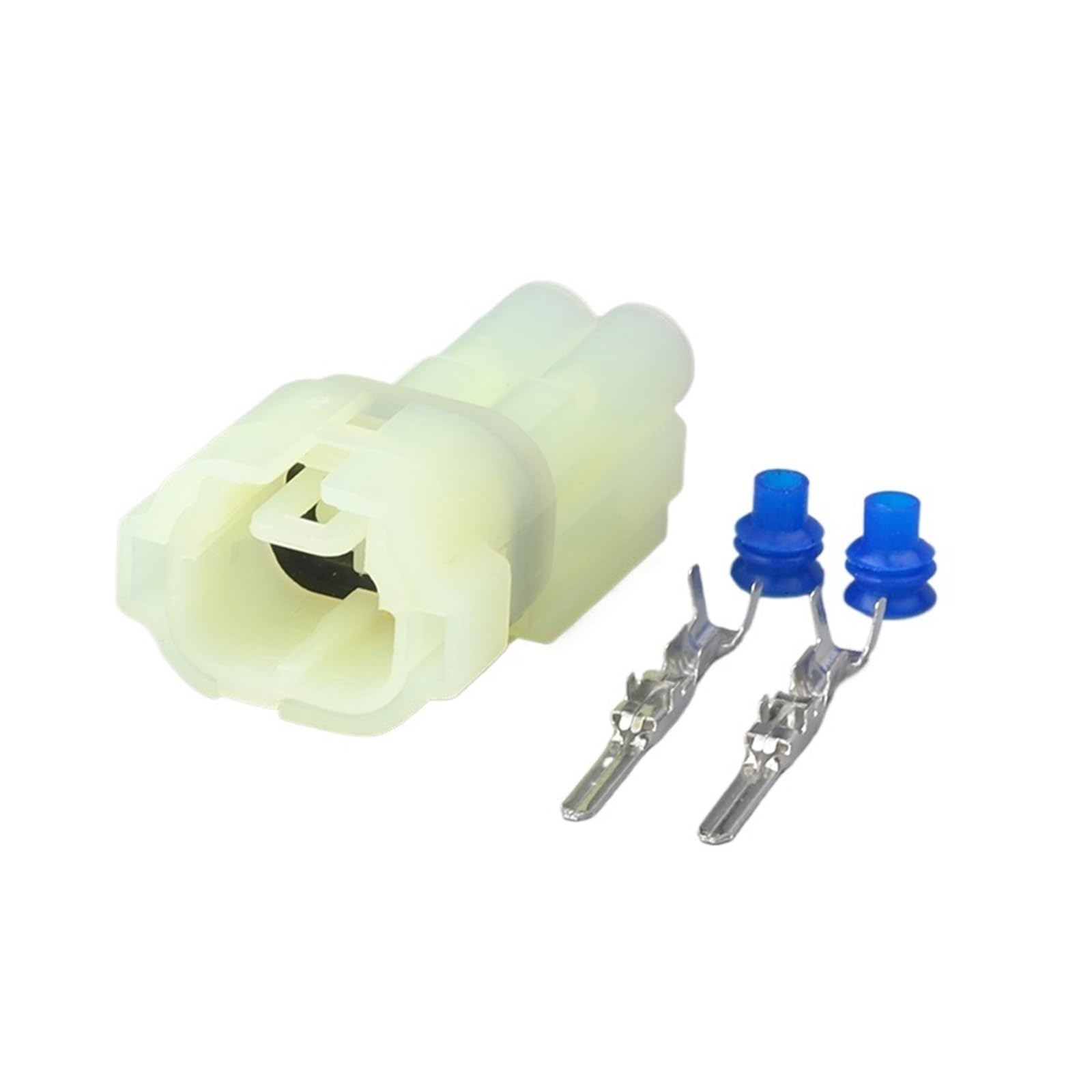 Bornes de raccordement, Bornes d'épissure 2 broches mâle femelle connecteur automatique électrique étanche 5-50 ensembles 6180-2451(2p Male,50 SETS-2P)