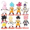 8 STKS Dragon Ball Actiefiguren, Cupcake Topper, Dragon Ball Actiefiguren Cake Toppers Mini Sonic Shadow Tails…