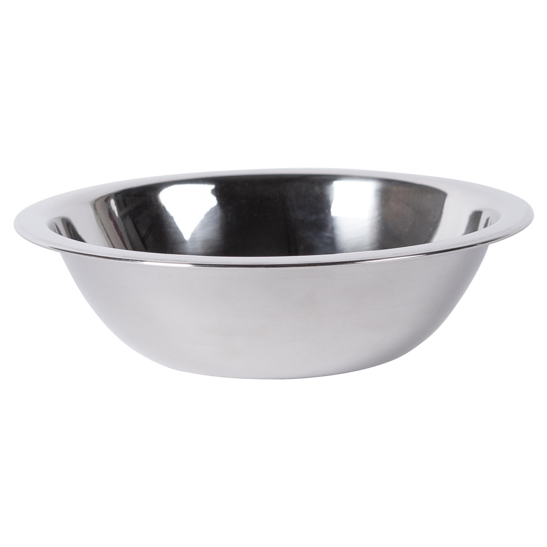 Argon Tableware 500ml Mixing Bowl - 16cm Polished Metal Dishwasher Safe Small Nesting Bowl Durable Stainless Steel Mixing Dish for Baking, Cooking & Food Prep