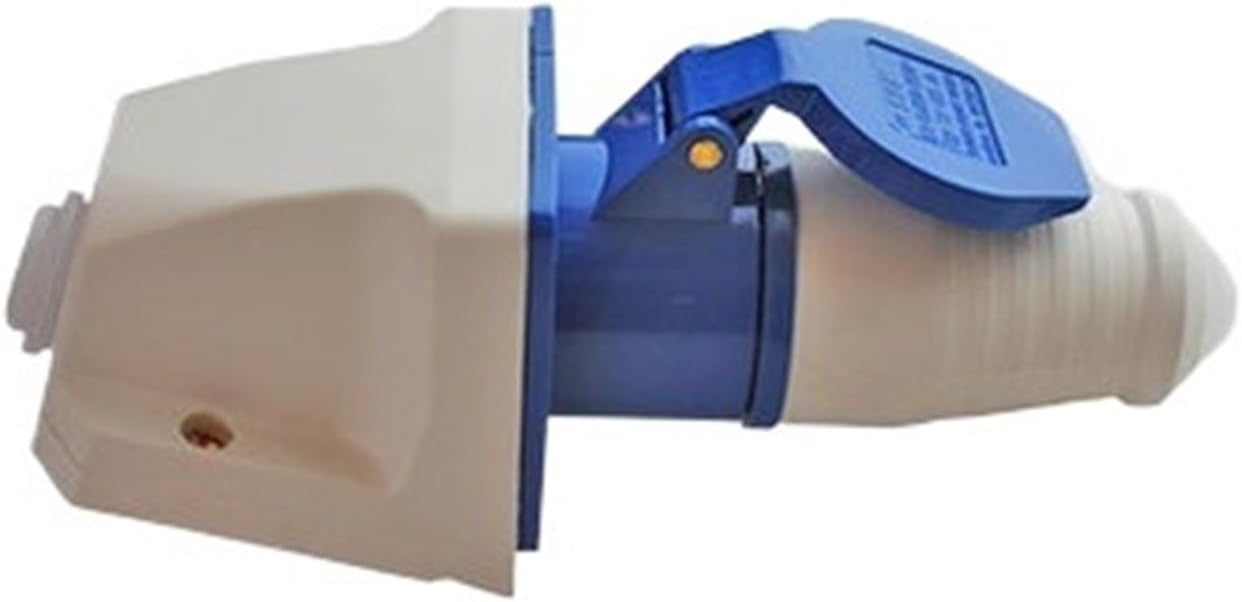 Waterproof Industrial Plug and Socket Connector 3-core 4-Hole 5-pin 16A/32A Non-Explosion-Proof Aviation Male and Female Docking(3 Core 16a Concealed Installation)