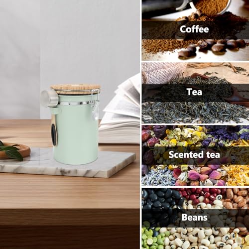 Contenedor hermético para café con cierre y cuchara miniatura 5