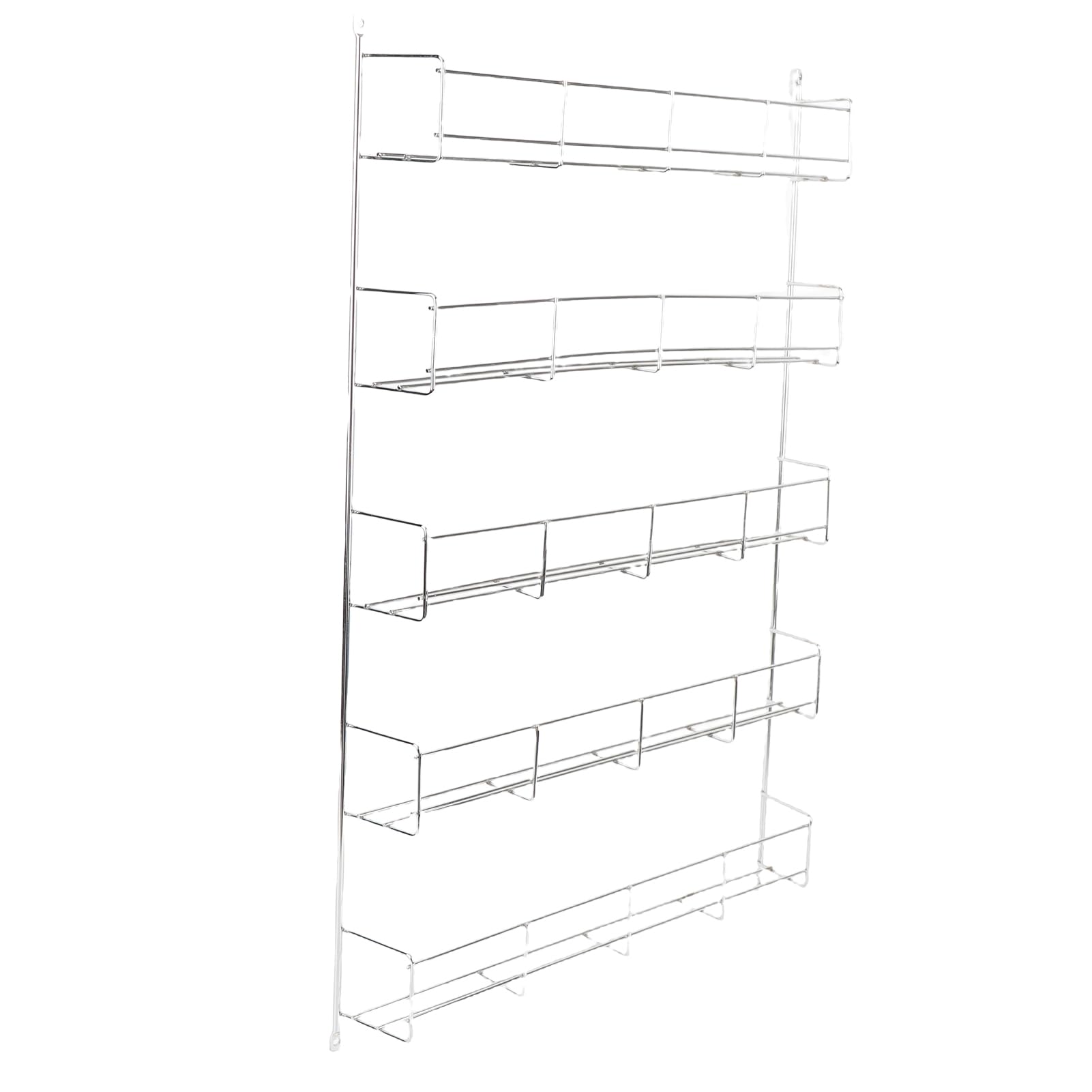Pissente Estante para Condimentos Montado en la Pared, Estante para Tarros de Condimentos de Hierro Duradero para Gabinete de Cocina, Diseño que Ahorra Espacio, Fácil de Limpiar, Ideal para