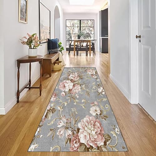 Alfombras para pasillos largos antimanchas y felpudo con base de goma protectora 3