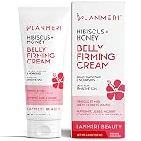 Lanmeri Hibiscus and Honey B Flat Belly Firming Cream - Skin Tightening Cream for Cellulite - Skin C