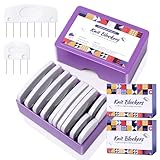 Opstin 2 Boxes Knit Blocking Pins Kit for Knitting & Crochet Projects, Knit Blockers, Blocking Combs,Knitting Block Pins for Blocking Mats, Crochet Blocking Pin