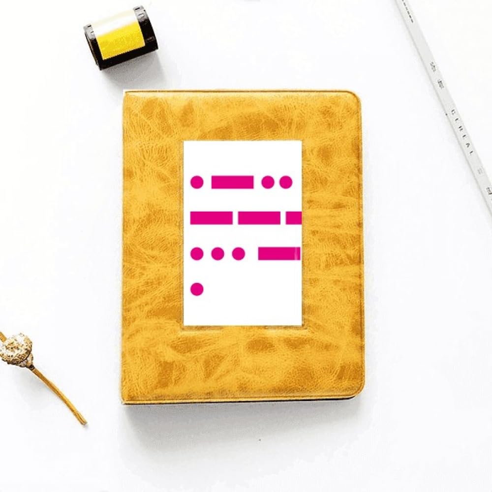 no/no Morse Code Love Point Line Expression Photo Album Family Wedding Picture 4x6