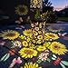 Colorful Solar Garden Lantern with Colorful Sunflower , IP65 Waterproof LED Colorful Sunflower Solar Powered Hanging/Tabletop Solar Light for Patio, Yard, Party Decor(3)