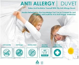 SleepyNights Love2Sleep ANTI ALLERGY HOLLOW FIBRE DUVET - NON ALLERGENIC SINGLE 13.5 TOG