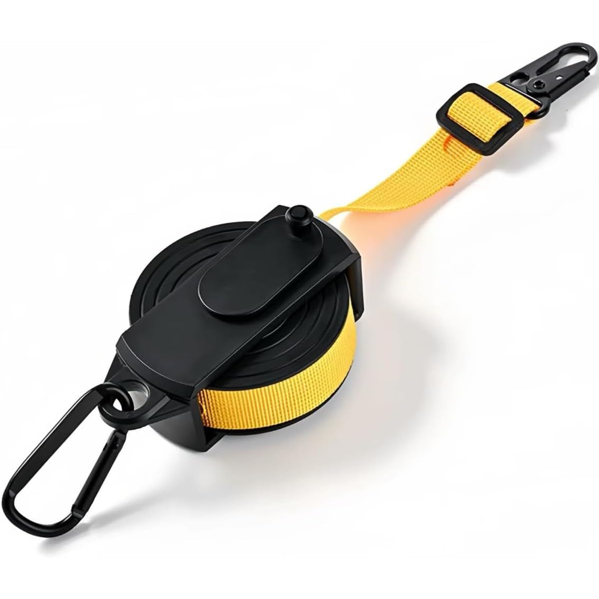 Housekeeper Yellow Portable Camping Washing Line 3.6M | 34-Hole Nylon Clothesline For Camping, Festivals & Travel | Heavy Duty 10Kg Load | Indoor Outdoor Clothes Line For Tent, Hotel, Caravan & Balcony