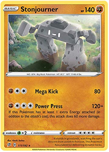stonjourner pokemon card value Amazon.com: Stonjourner - 111/192