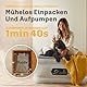 Huddle® Luxury Never Deflate King-Luftbett mit patentierter Dual-Pump-SlumberGuard™-Premium-Technologie | Aufblasbare Matratze mit integrierter Pumpe | Bequeme aufblasbare Luftmatratze