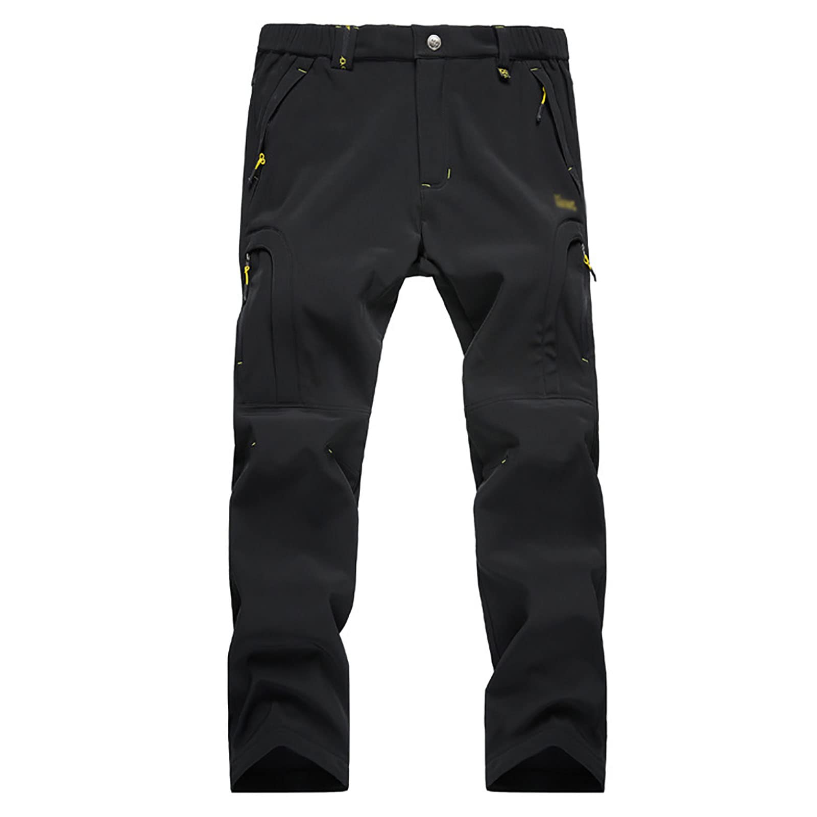Pantalones de Nieve Montaña Softshell Hombre Impermeables Invierno Pantalones Trekking Escalada Senderismo Esquiar