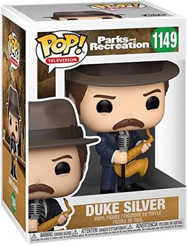 Funko POP Pop! TV: Parks and Rec - Duke Silver, Multicolor, 3.75 inches, 56167