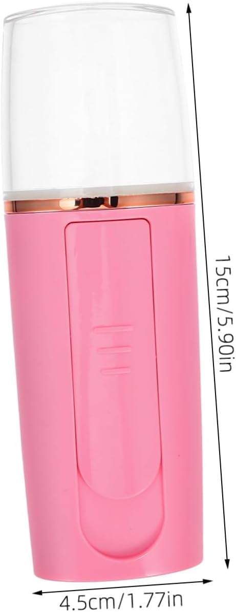 Baluue 1pc USB Nano Mist Facial Steamer for Moisturizing and Pore Cleansing Silent Rechargeable Portable Humidifier