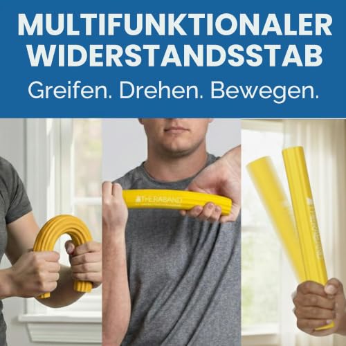 Theraband FlexBar Widerstandsstange für mediale Epicondylitis, verhindert Sehnenscheidenentzündung und verbessert die Griffstärke… – Ansicht 5