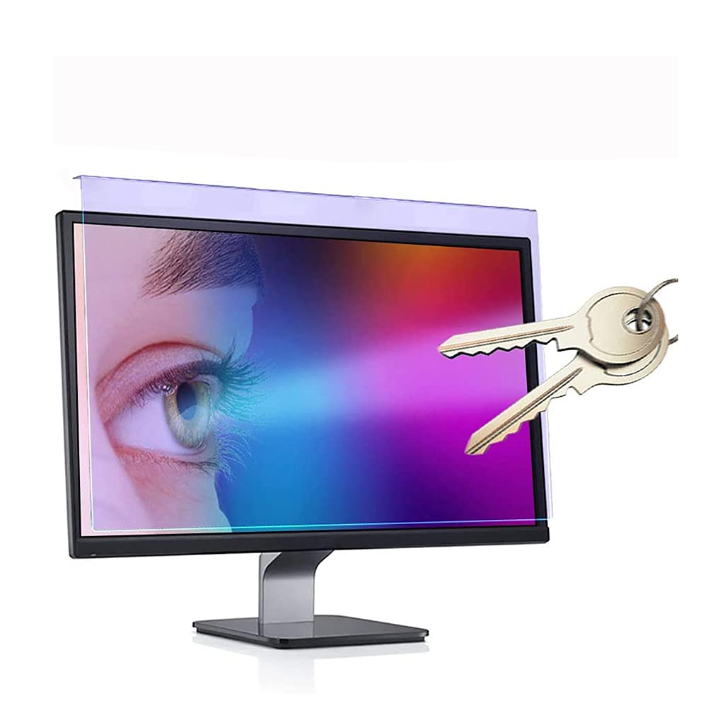 Filtro luz azul monitor 27 pulgadas para teletrabajo panel colgar antirradiación