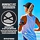 PivotWing Cap Damen Basecap Damen UPF50+ Baseball Cap Kappe Damen Leicht Cappy Frauen Running Cap Pferdeschwanz Sommer Baseball Caps Zopf für Hiking Laufen Tennis Golf Draussen Sports Schwarz 56CM