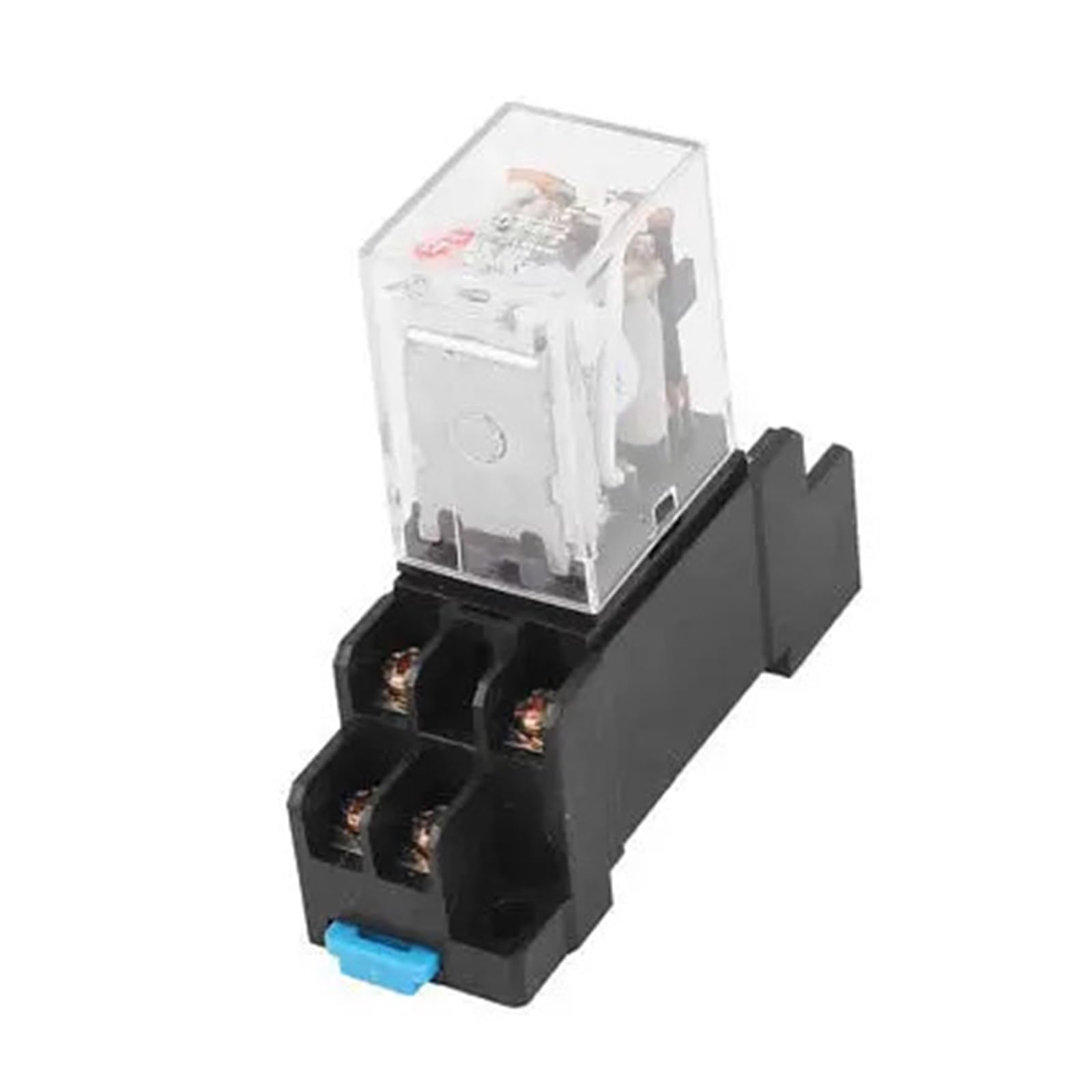 Relé de potencia, JQX-13FL, AC 12 V, DPDT, Con zócalo
