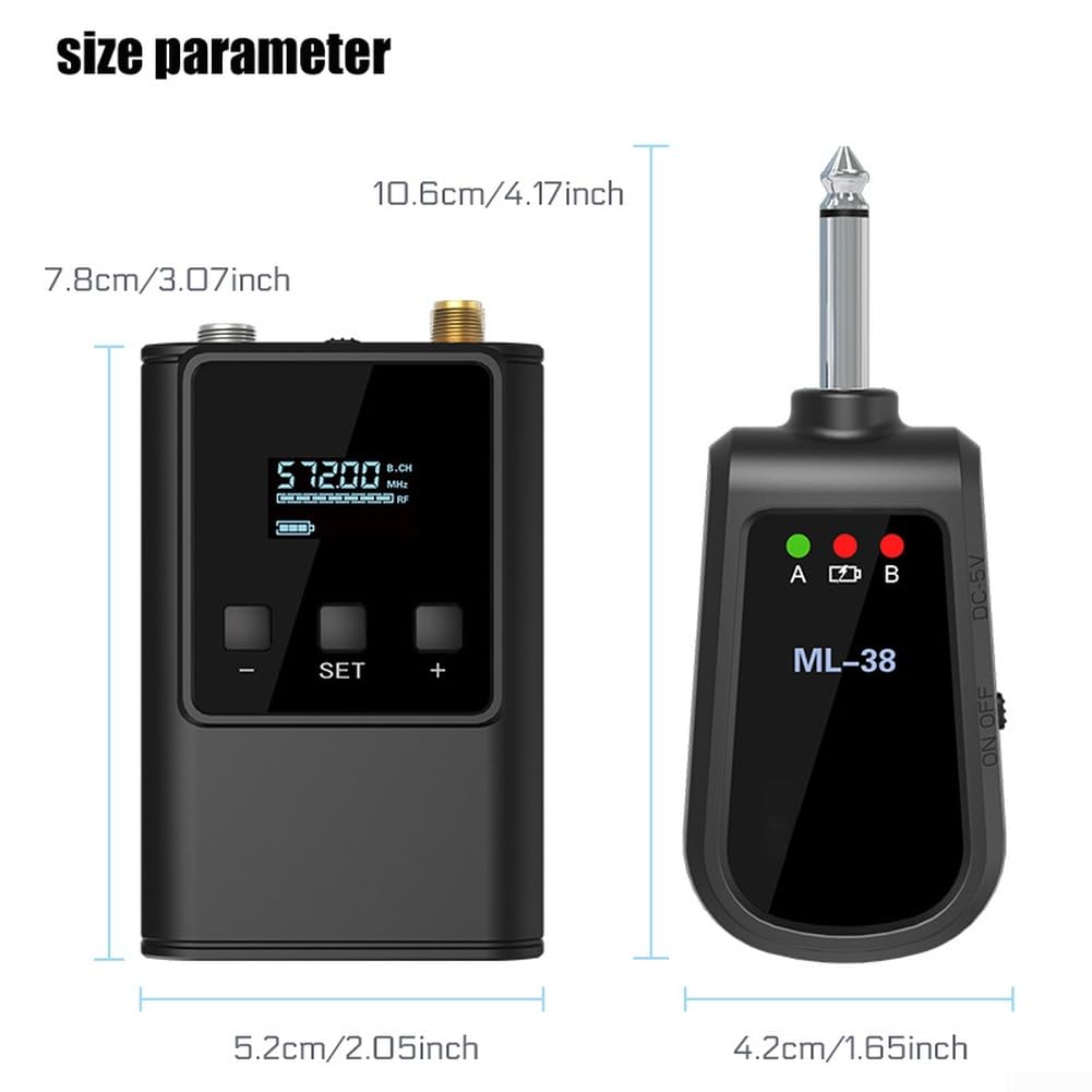 Microfono senza fili, microfono portatile, sistema audio cristallino per registrazioni di eventi per altoparlanti e lavalier per video dal vivo