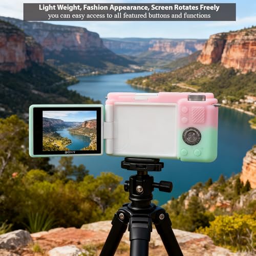 Funda suave de silicona para cámara Sony ZV-E10 miniatura 5