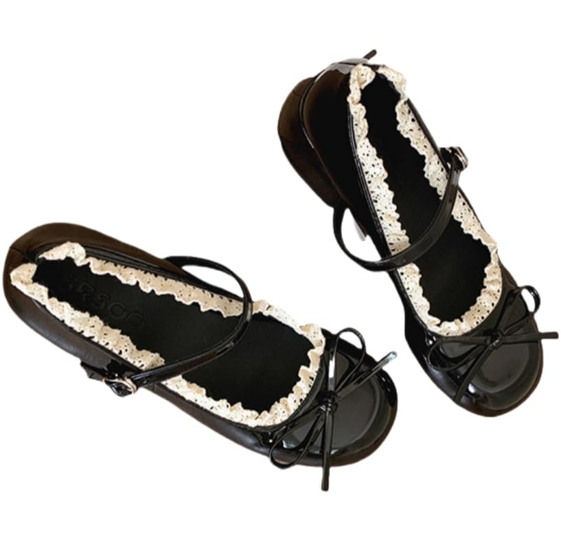 Ladies' Summer Ballet high-Heeled Mary Jane Single-Shoe Fashionable and Comfortable Daily Dance Party