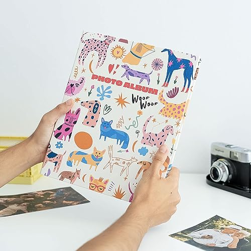 Grupo Erik Fotoalbum Einsteckalbum 13x20 cm Cute Dogs - Foto Einsteckalbum 13x20cm - Fotobuch für 304 Fotos Photo Album - Fotoalbum zum einstecken
