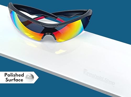 Miniatura 3 de Umbral de mármol de doble ingeniería Hollywood para transición de piso (súper blanco, 6" x 36")