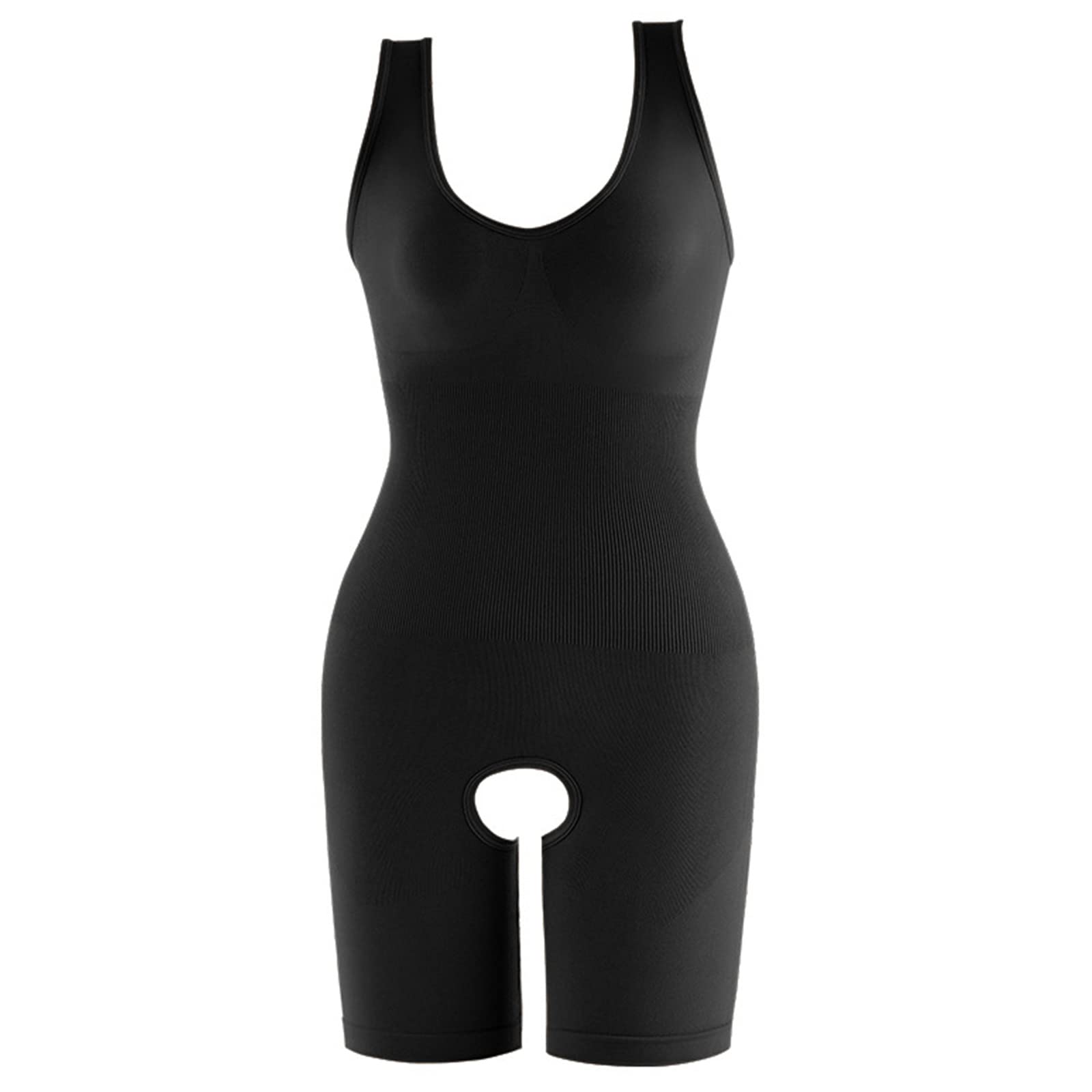 Elnwnnkc Unisex Black Women Postpartum Slimming Underwear Body Shaper Recover Modeling Bodysuits Reducing Shapewear Corset Open Crotch Jumpsuits For Party Club Night Bodycon For One-Piece For Club