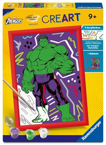 Peinture par numéro enfant Ravensburger CreArt sirène pour développer la concentration de fille