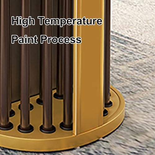 ZK Freestanding Metal Pool Cue Rack - Holds 15 Cues, Sturdy Floor-Standing Billiard Storage for Game Room, Club, Bar, Office - Perfect Cue Organizer