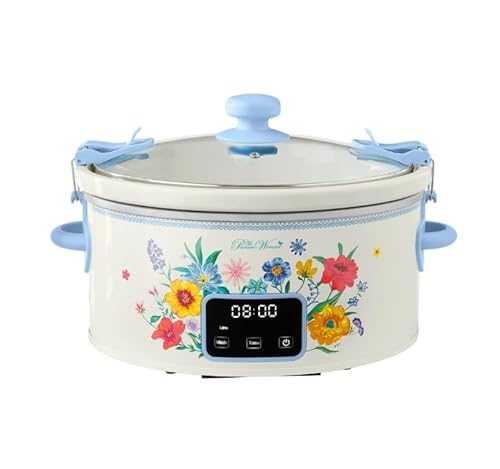 Comparison: Pioneer Woman Best Slow Cooker Pot Roast 4 Pioneer Woman 6 QT Slow Cooker, Locking Lid, Digital ~ Brilliant Blooms ~ Model PW8400778514-7