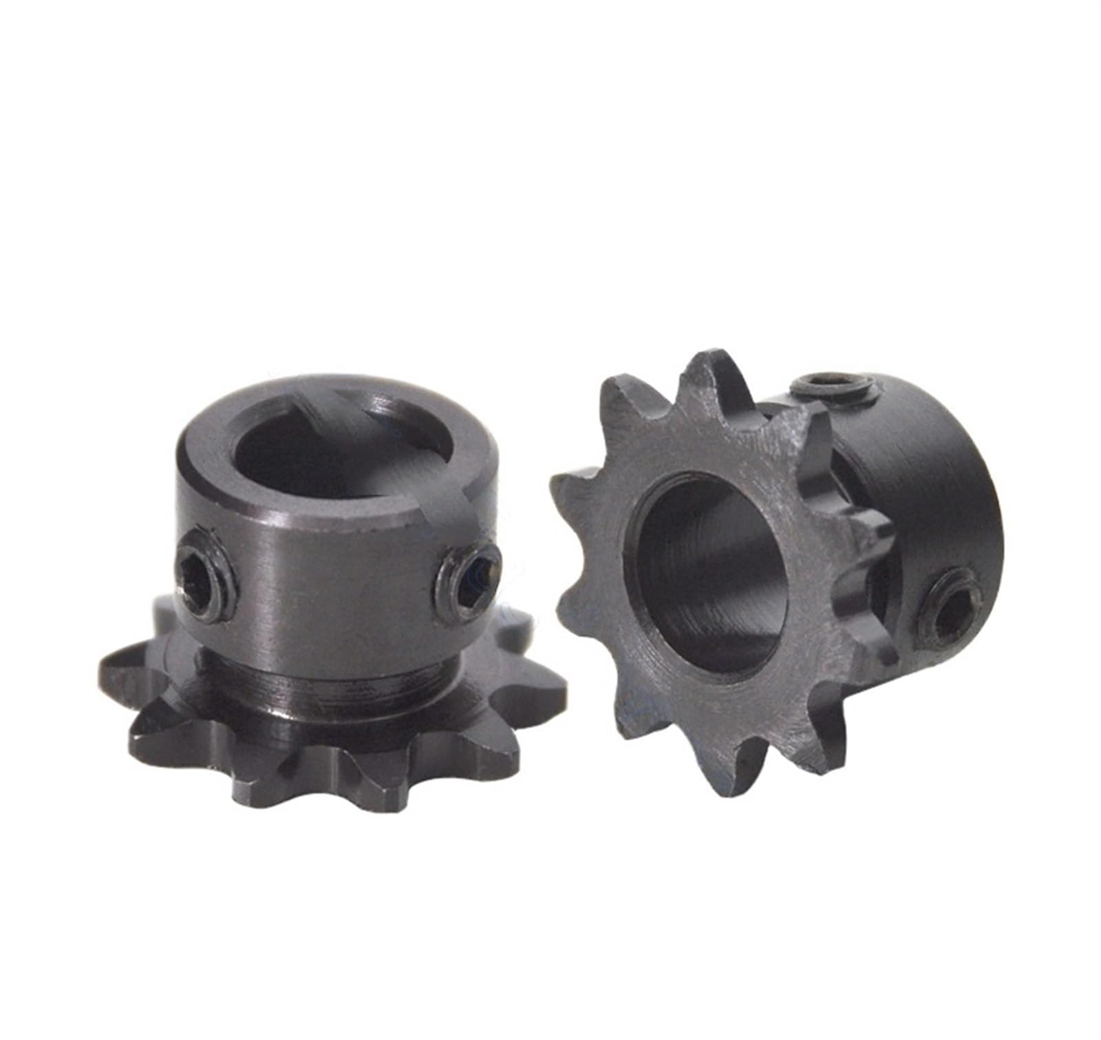 Bevel Gear Pinion Hardware Mechanical 1pcs 10T 04C Sprockets for Roller Chain Bore 5 6 6.35 8 10mm 10 Tooth Steel Gear(Bore 10mm)