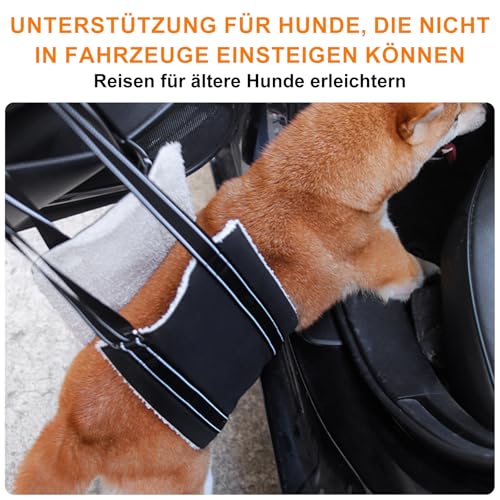 Tragehilfe Hund Einstellbare Hunde Tragehilfe Groß Hund Hinten Lift Support Geschirr für Kleine, Mittlere und Große Hunde zu Unterstützen für behinderte, verletzte oder ältere (M)