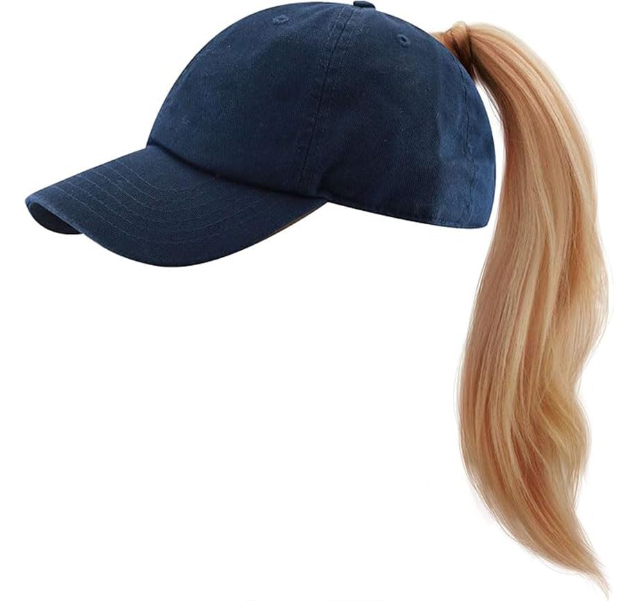 Image of Cotton Baseball Cap Dad Hat - Washed Low Profile Adjustable Hat for Men Women Casual Outdoor Running Golf