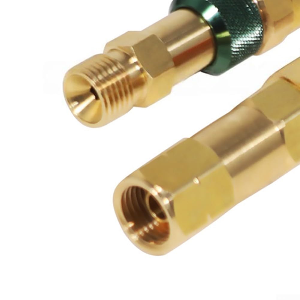 Brass Quick Connect Fittings Set Red Green Check Valves