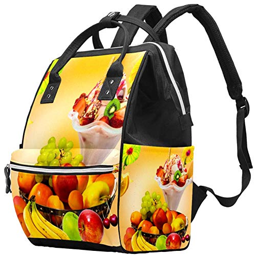 Überfließender Rucksack für Reisen, lässiger Tagesrucksack, Mutterschaft, Wickeltasche, Organizer für Stillflaschen
