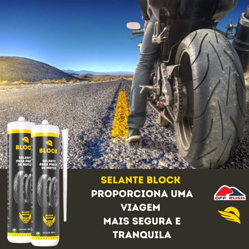 Vacina Selante Preventiva Para Pneus de Moto - Block (300ml)