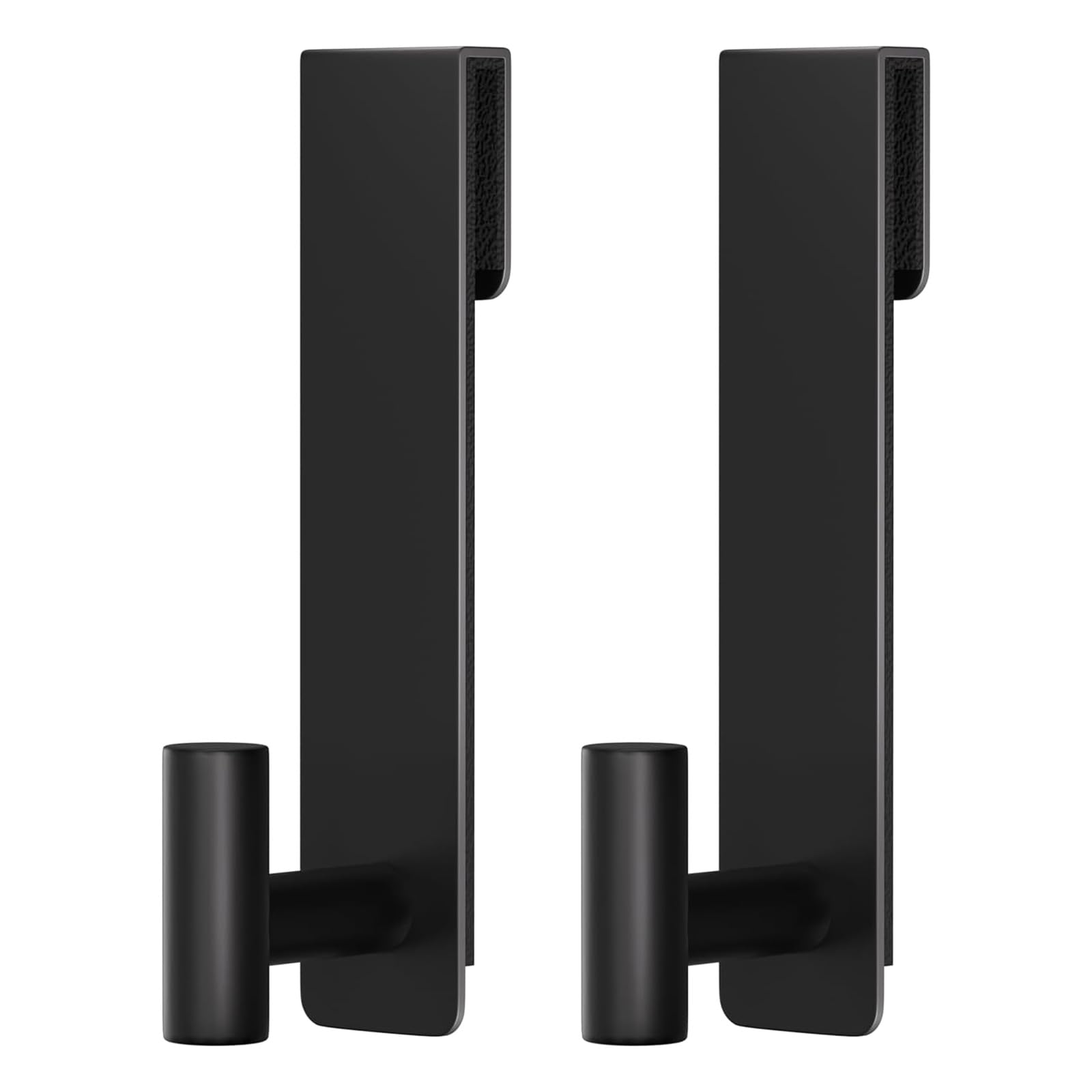Yhplxyuus 2Pcs Instants Mount Shower Hook for Towel and Robe Hanging Soft Padding Protects Glass and Clothes Rustproof Shower Accessories