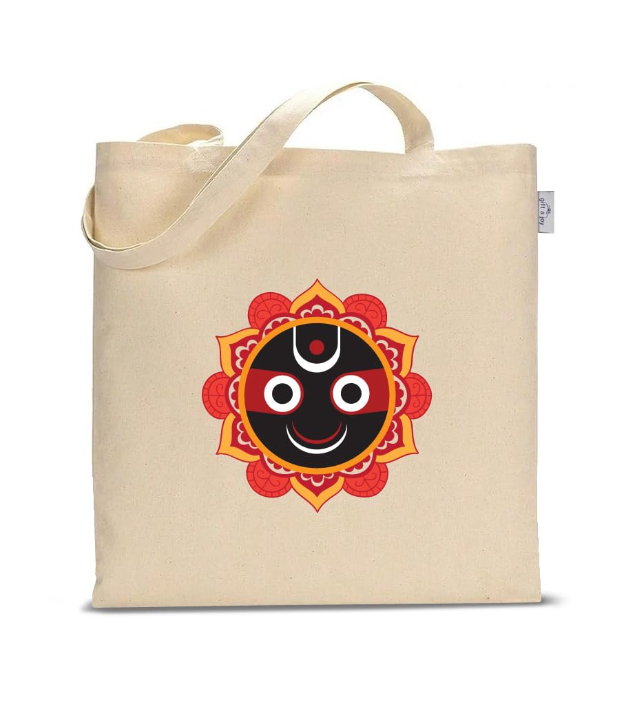 Gift a Joy - Jagannath Multipurpose cotton tote bag for regular shopping | office | college use
